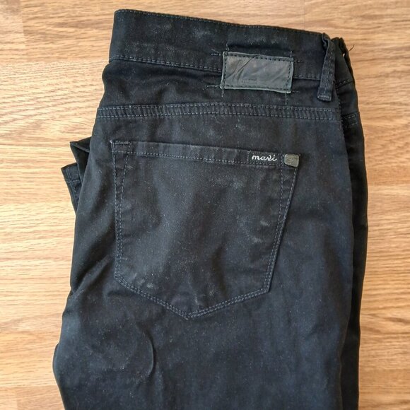 Mavi Molly Mid Rise Bootcut Pants Black Size 32 - Picture 2 of 8